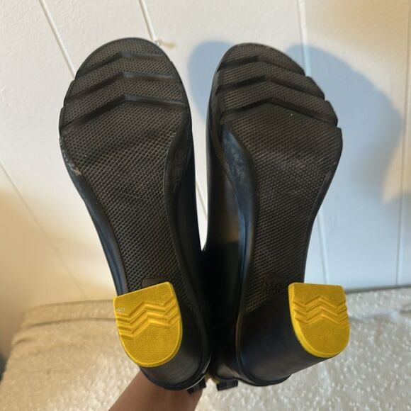 SOREL Medina III Waterproof Heeled Ankle Rain Boot Black Booties Womens 9.5 - Picture 10 of 13